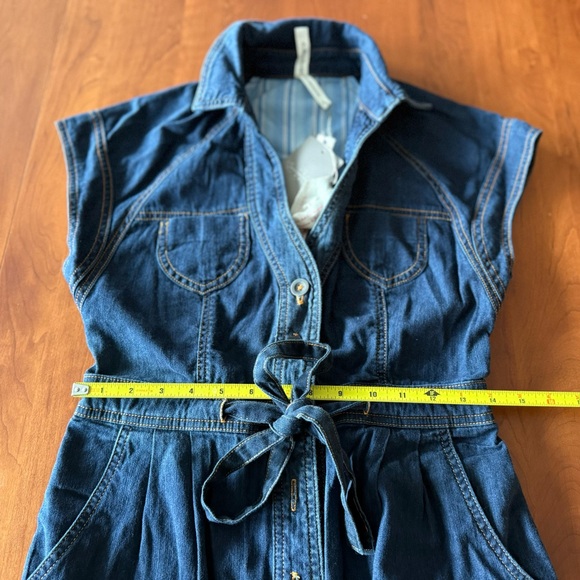 Anthropologie | Maeve Traced Denim Dress - Picture 13 of 14